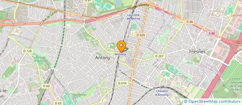 localisation de l'entreprise MONSIEUR AKRAM BENROUINA à ANTONY