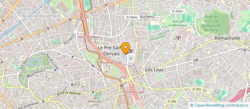 localisation de l'entreprise MONSIEUR AKRAM BOUAZIZ à LE PRE-SAINT-GERVAIS