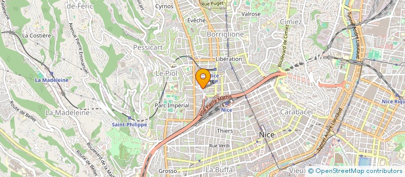 localisation de l'entreprise MONSIEUR AKRAM BOUCHAGOUR à NICE