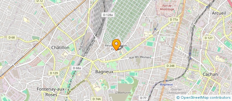 localisation de l'entreprise MONSIEUR AKRAM BOUCHIKER à BAGNEUX