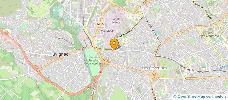 localisation de l'entreprise MONSIEUR AKRAM BOUDIAR à MONTPELLIER