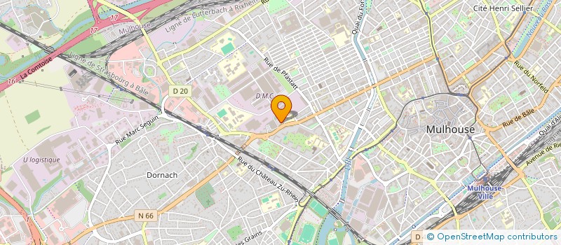 localisation de l'entreprise MONSIEUR AKRAM BOUKHEZNA  MULHOUSE