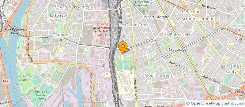 localisation de l'entreprise MONSIEUR AKRAM CHAFI  LYON