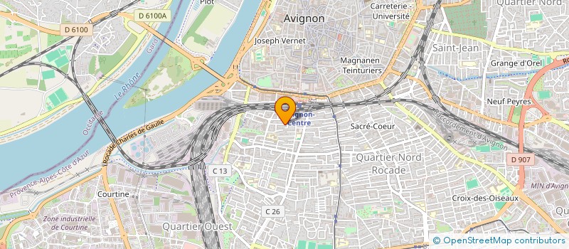 localisation de l'entreprise MONSIEUR AKRAM CHAHID  AVIGNON