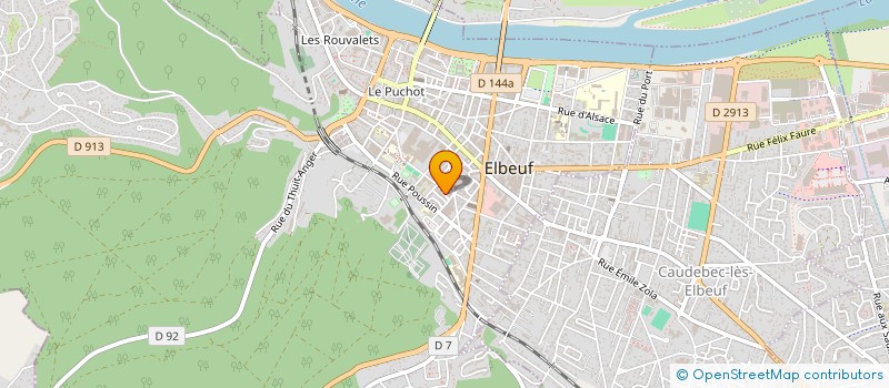 localisation de l'entreprise MONSIEUR AKRAM DERBALI  ELBEUF