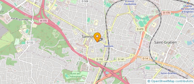 localisation de l'entreprise MONSIEUR AKRAM DHANE  SANNOIS