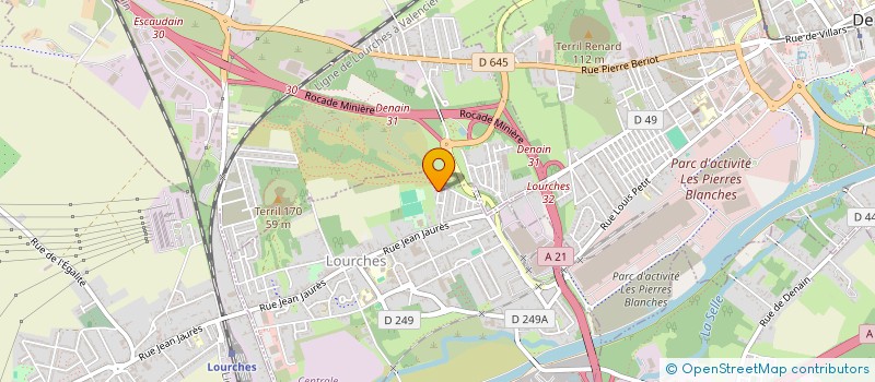 localisation de l'entreprise MONSIEUR AKRAM DOUIBI  LOURCHES