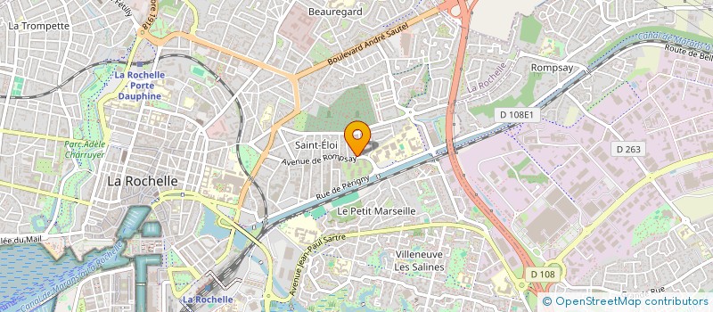 localisation de l'entreprise MONSIEUR AKRAM DUCHENE  LA ROCHELLE