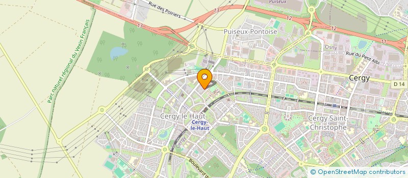 localisation de l'entreprise MONSIEUR AKRAM EL MASRI  CERGY