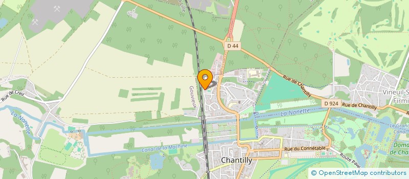 localisation de l'entreprise MONSIEUR AKRAM ELJ  CHANTILLY