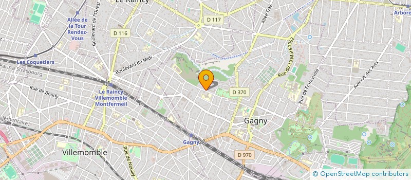 localisation de l'entreprise MONSIEUR AKRAM GUERRASSI à GAGNY