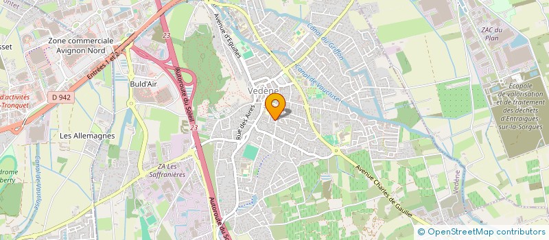 localisation de l'entreprise MONSIEUR AKRAM HASSAN  VEDENE