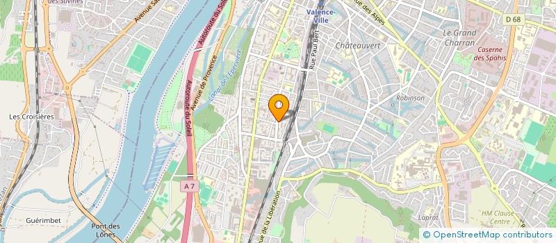 localisation de l'entreprise MONSIEUR AKRAM KAHLAOUI  VALENCE