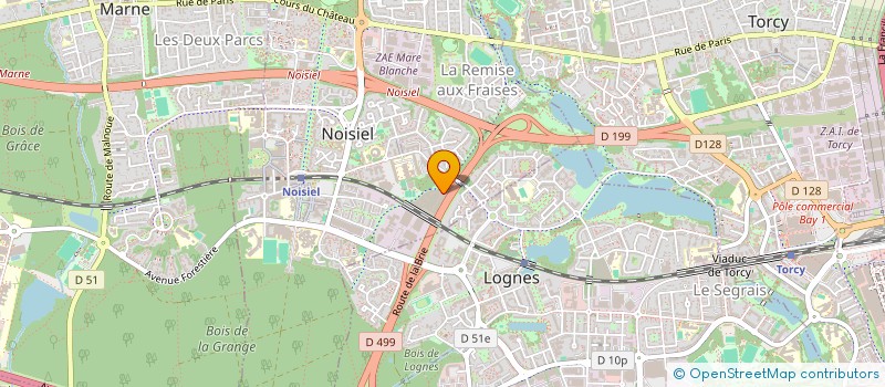 localisation de l'entreprise MONSIEUR AKRAM KHEZRAOUI  NOISIEL