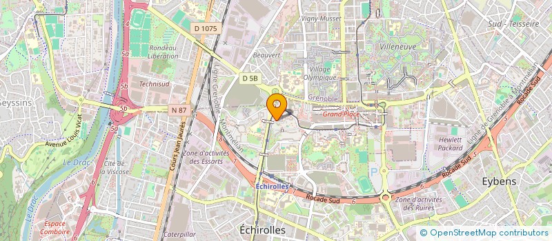 localisation de l'entreprise MONSIEUR AKRAM KIOUAZE  ECHIROLLES