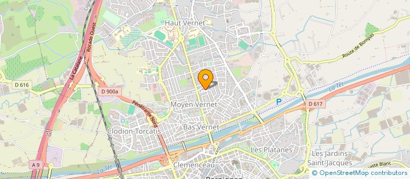 localisation de l'entreprise MONSIEUR AKRAM MILED  PERPIGNAN