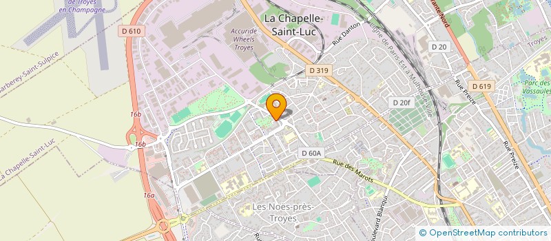 localisation de l'entreprise MONSIEUR AKRAM NASREDDINE à LA CHAPELLE-SAINT-LUC