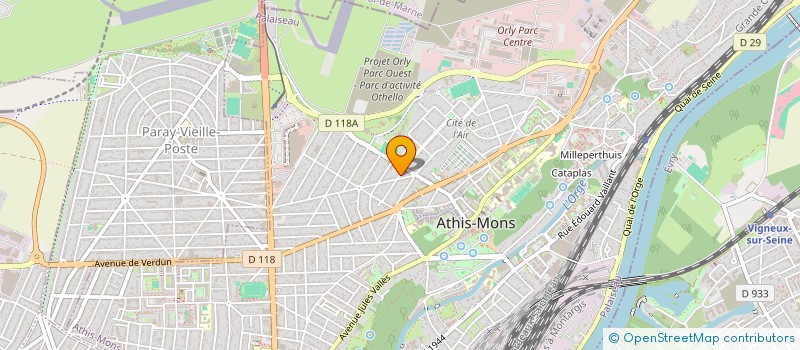 localisation de l'entreprise MONSIEUR AKRAM OUNALLI à ATHIS-MONS