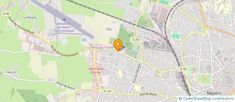 localisation de l'entreprise MONSIEUR AKRAM RZOUGA à NEVERS