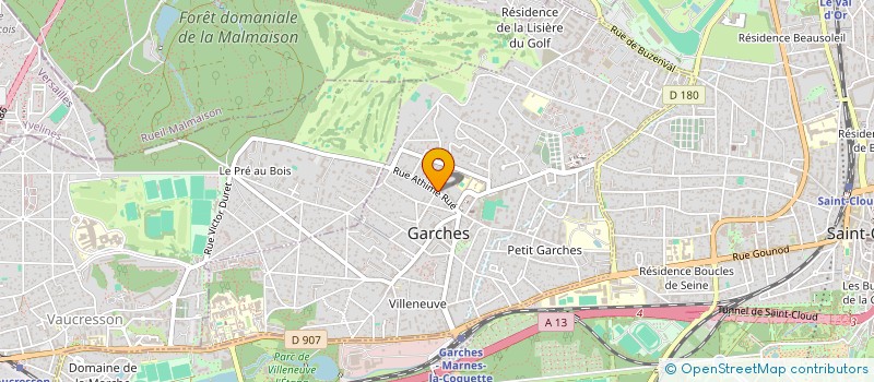 localisation de l'entreprise MONSIEUR AKRAM TABTI à GARCHES