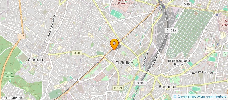 localisation de l'entreprise MONSIEUR AKRAM ZOUAOUI à CHATILLON