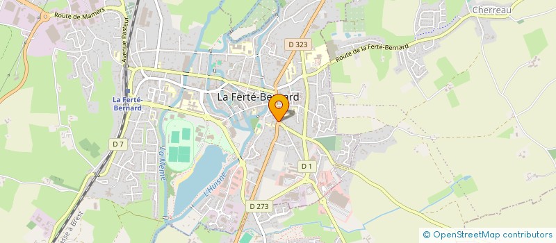localisation de l'entreprise MONSIEUR AKREM BEN REJEB à LA FERTE-BERNARD