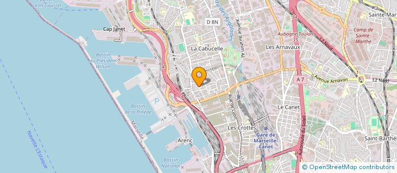 localisation de l'entreprise MONSIEUR AKREM KOUDRI à MARSEILLE