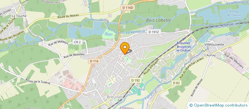 localisation de l'entreprise MONSIEUR AKREM OUERSIGHNI  BREUILLET