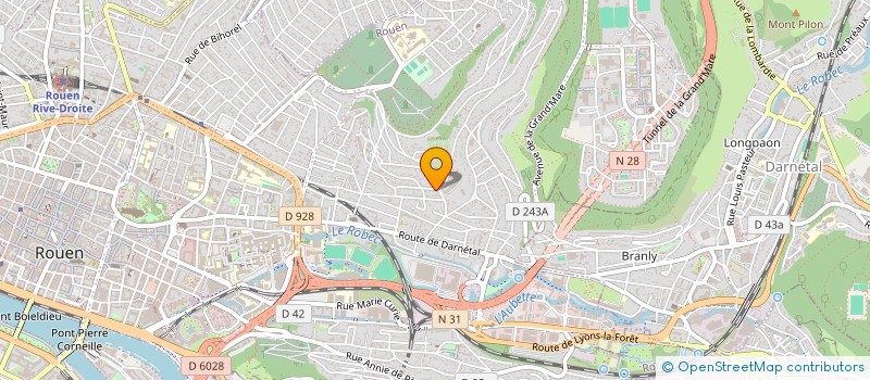 localisation de l'entreprise MONSIEUR AKREM ROMDHANE à ROUEN