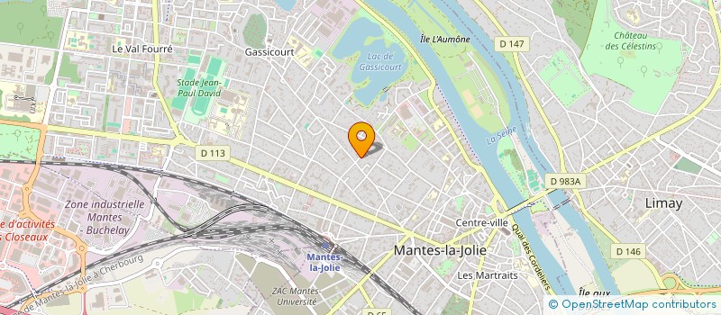 localisation de l'entreprise MONSIEUR AKSIM OZADANIR  MANTES-LA-JOLIE