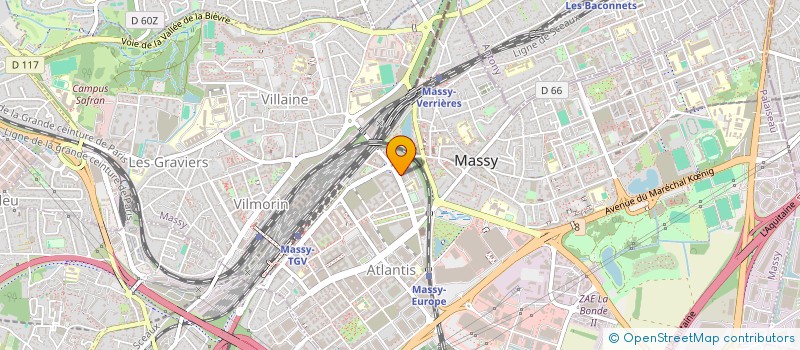 localisation de l'entreprise MONSIEUR AKTHAM ACHIRI  MASSY