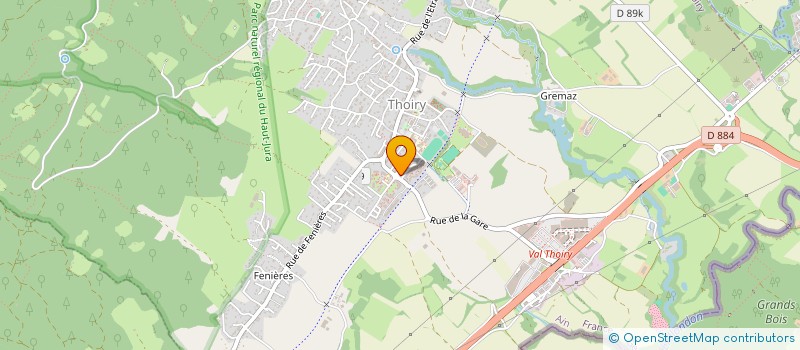 localisation de l'entreprise MONSIEUR AKU LOBSANG TSANG  THOIRY