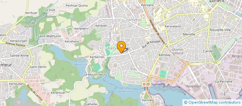 localisation de l'entreprise MONSIEUR AL ABDALLAH DAOUD  LORIENT