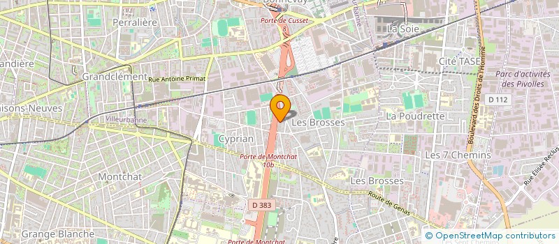 localisation de l'entreprise MONSIEUR AL BAKHER AHMED YACOUB  VILLEURBANNE