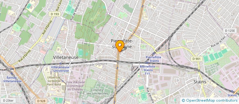 localisation de l'entreprise MONSIEUR AL DIOP à PIERREFITTE-SUR-SEINE
