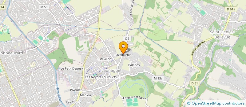 localisation de l'entreprise MONSIEUR AL FATIH MOHAMED ALI  LAUNAGUET