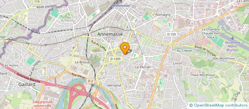 localisation de l'entreprise MONSIEUR AL HASSAN KEBE  ANNEMASSE