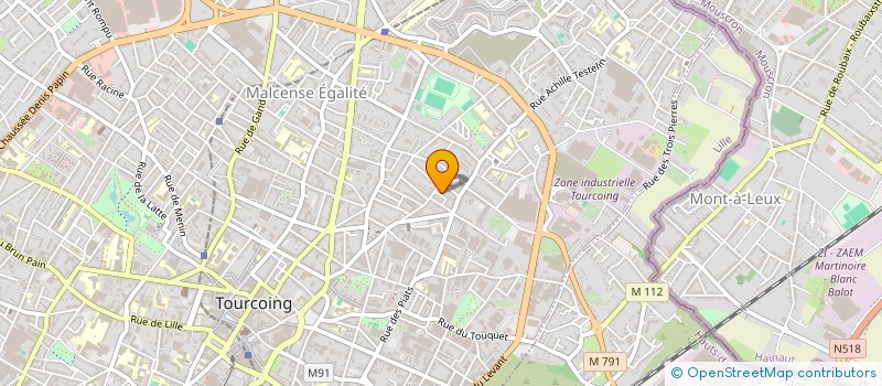 localisation de l'entreprise MONSIEUR AL HOUSSAIN HAMMATI  TOURCOING