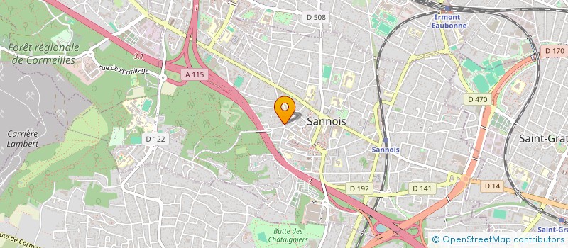 localisation de l'entreprise MONSIEUR AL HUSSEYNI CISSE à SANNOIS