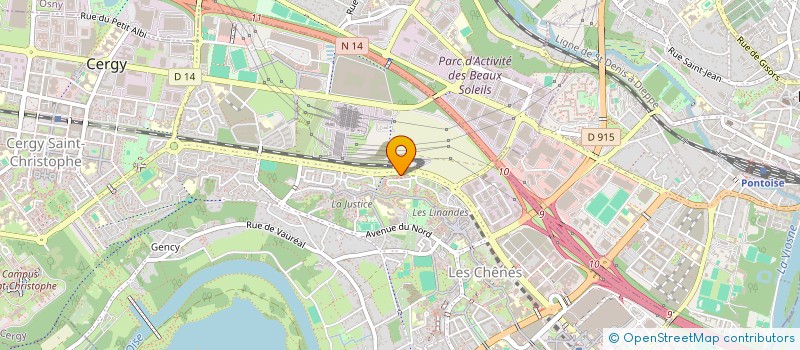 localisation de l'entreprise MONSIEUR AL KANTE  CERGY