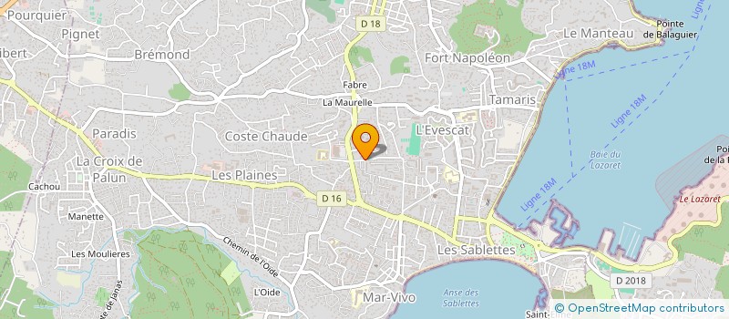 localisation de l'entreprise MONSIEUR AL KHALY KEITA à LA SEYNE-SUR-MER