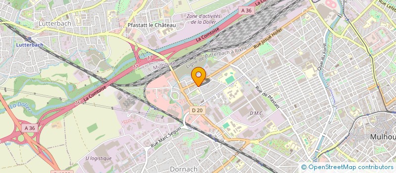 localisation de l'entreprise MONSIEUR AL MABROUK EL GOLA  MULHOUSE