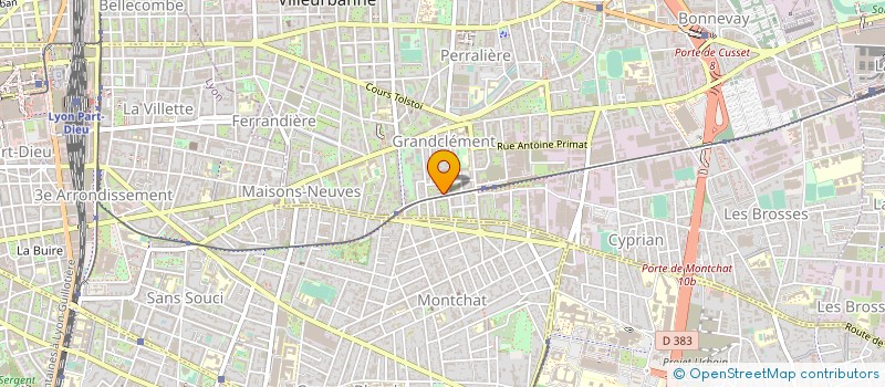 localisation de l'entreprise MONSIEUR AL-MAHDI HADDIOUI à VILLEURBANNE