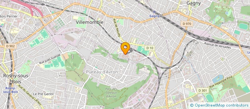 localisation de l'entreprise MONSIEUR AL OLOLADE  VILLEMOMBLE