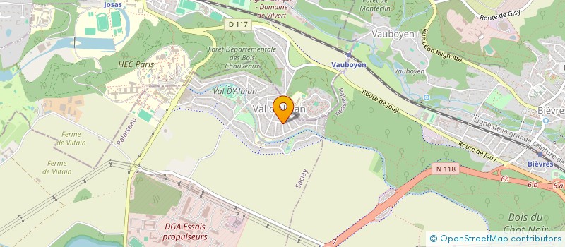 localisation de l'entreprise MONSIEUR AL REDHA EL ISSAOUI  SACLAY