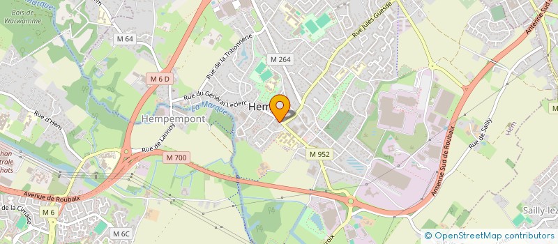 localisation de l'entreprise MONSIEUR ALA BARE  HEM