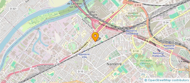 localisation de l'entreprise MONSIEUR ALA BEN OTHMANE  NANTERRE