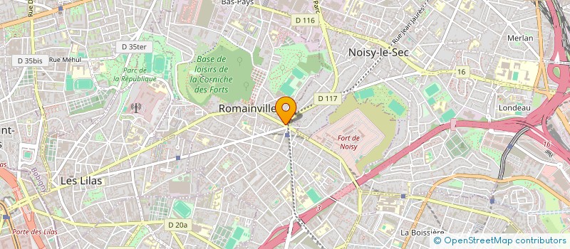 localisation de l'entreprise MONSIEUR ALA BEN YELLOUL  ROMAINVILLE
