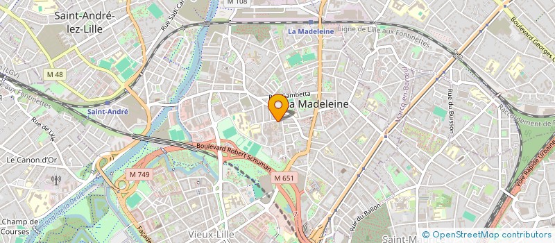 localisation de l'entreprise MONSIEUR ALA BOUASLA à LA MADELEINE