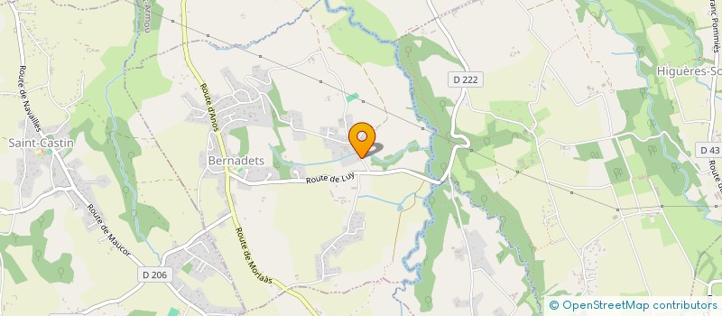 localisation de l'entreprise MONSIEUR ALA-EDDINE ATIK  BERNADETS